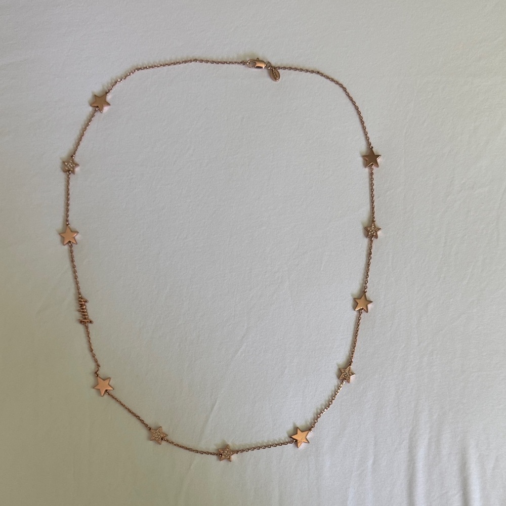 Juicy Couture Rose Gold Star Necklace